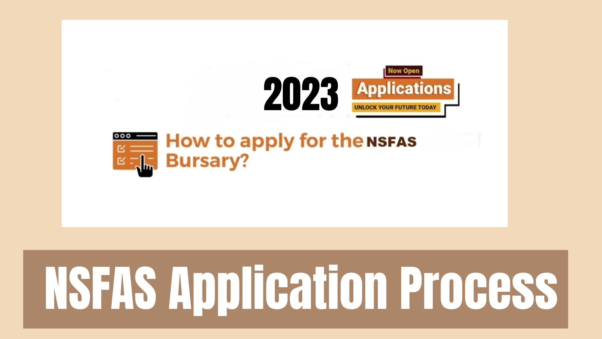NSFAS Application Apply Online 2023-2024