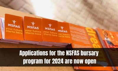 Applications for the NSFAS bursary program for 2024 are now open