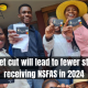 A budget cut will lead to fewer students receiving NSFAS in 2024