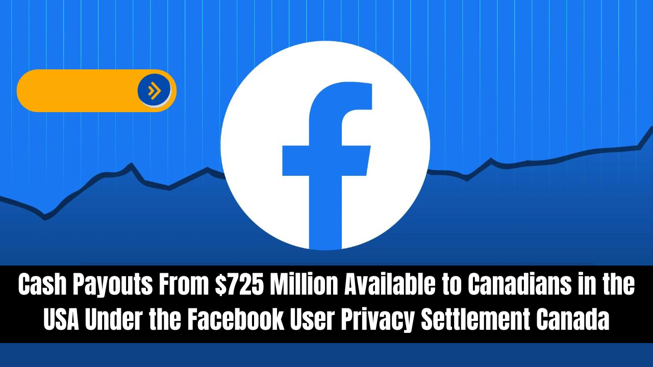 Cash Payouts From $725 Million Available to Canadians in the USA Under the Facebook User Privacy Settlement Canada