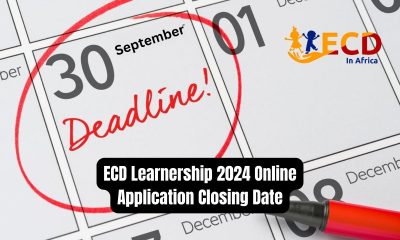 ECD Learnership 2024 Online Application Closing Date