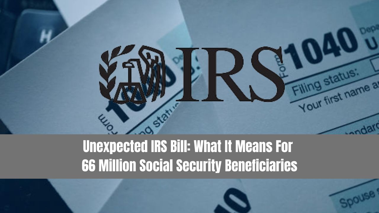 Unexpected IRS Bill: What It Means For 66 Million Social Security Beneficiaries